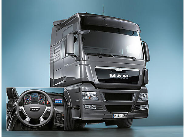 Rattadapter MAN m/omformer (TGX, TGS, TGA, TGM) til Alpine 
